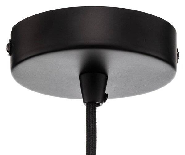 Lindby függesztéklámpa Soula, Ø 40 cm, bézs, műanyag, E27, dimmelhető, Krém / borostyánsárga, Nappali / Étkező, Műanyag, Vidéki otthon / Rusztikus