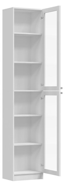 MIX IGA 120 tolóajtós gardróbszekrény, 2 tükörrel, 61x120x200 cm, antracit-tölgy