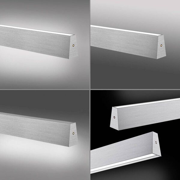PURE LED függő világítás E-Motion, gyémánt, CCT, dimmelhető, Alu / szürke / cink, Nappali / Étkező, Alumínium, Modern