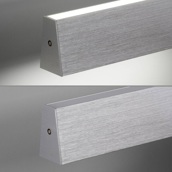 PURE LED függő világítás E-Motion, gyémánt, CCT, dimmelhető, Alu / szürke / cink, Nappali / Étkező, Alumínium, Modern
