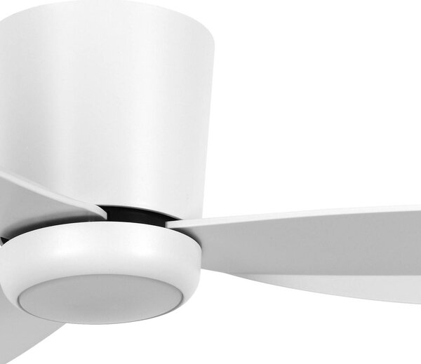 Beacon Lighting mennyezeti ventilátor világítással, fehér, 137 cm, csendes, dimmelhető, Fehér / opál, Nappali / Étkező, Műanyag, Modern
