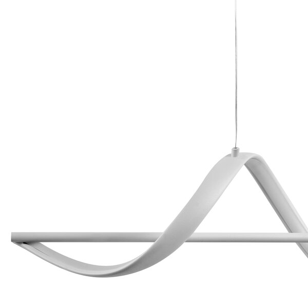 LED függőlámpa KHUTTI Távirányítóval Dimmer funkcióval Fém Fehér