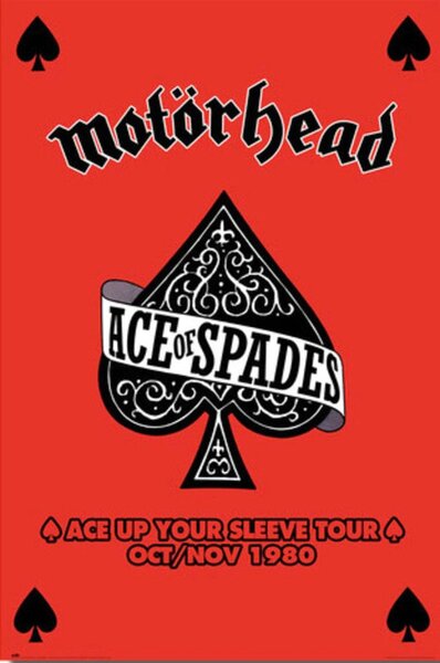Plakát Motorhead - Ace Up Your Sleeve Tour, (61 x 91.5 cm)