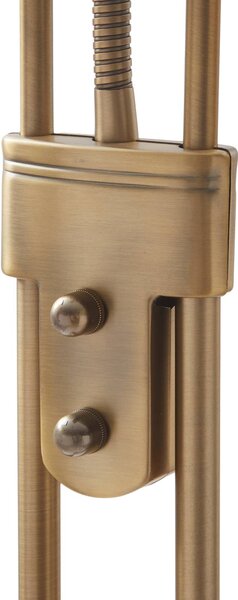 Lindby LED állólámpa Josefin, bronz, olvasólámpa, dimmelhető, dimmelhető, Bronz / antik sárgaréz, Nappali / Étkező, fém, Modern