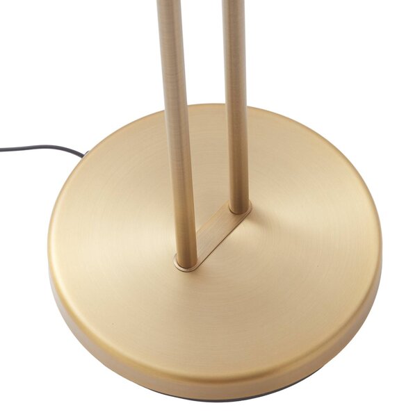 Lindby LED állólámpa Josefin, bronz, olvasólámpa, dimmelhető, dimmelhető, Bronz / antik sárgaréz, Nappali / Étkező, fém, Modern
