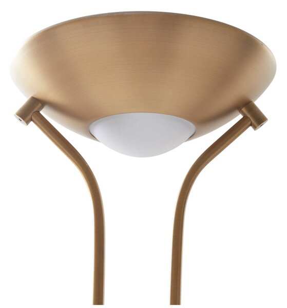 Lindby LED állólámpa Josefin, bronz, olvasólámpa, dimmelhető, dimmelhető, Bronz / antik sárgaréz, Nappali / Étkező, fém, Modern