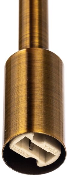 Lucande Freylin függőlámpa, 1 lámpás, borostyán, üveg, 6 cm, dimmelhető, Krém / borostyánsárga, Nappali / Étkező, Üveg, Antik