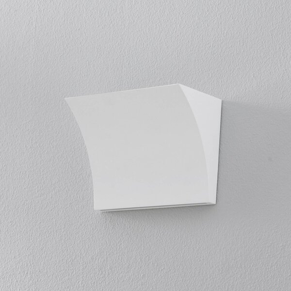 FLOS Pochette - LED fali lámpa, közvetlen/közv., Fehér / opál, Nappali / Étkező, fém, Dizájn