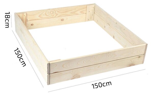 GoGarden Magaságyás 150x150x18cm + Ajándék vetőmagok