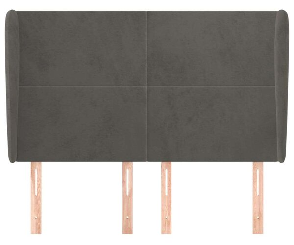 VIDAXL - Ágyfejtámla - Bársony - 147x23x118/128cm