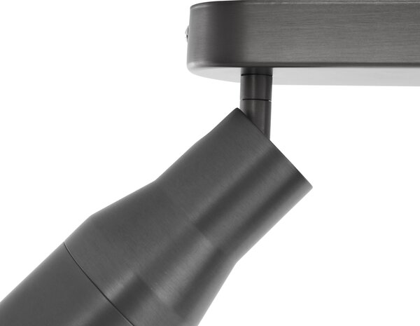 Kerek mennyezeti spotlámpa, antracit GU10 50 mm 3-fényes - Stanley