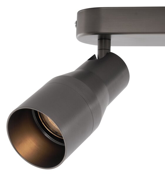 Kerek mennyezeti spotlámpa, antracit GU10 50 mm 2-lámpás - Stanley