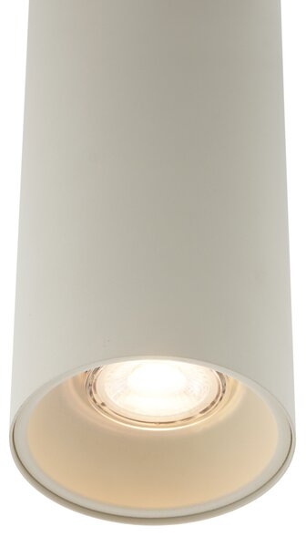 Modern Tubo függőlámpa bézs GU10 50 mm kerek