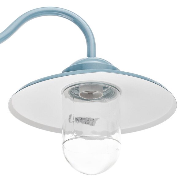 K.S. Verlichting Blue Dolce kültéri fali lámpa, Kék, Alumínium