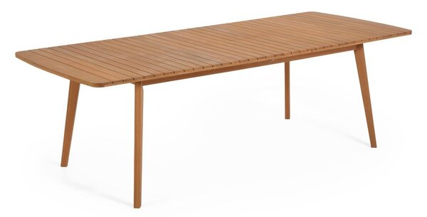 Tömörfa kerti étkezőasztal 100x240 cm Hanzel – Kave Home
