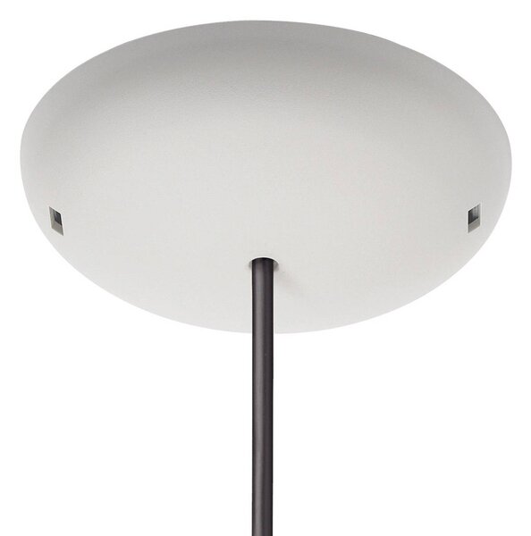 FLOS Frisbi – lógó világítás fehér lencsével, dimmelhető, Fehér / opál, Nappali / Étkező, Műanyag, Dizájn