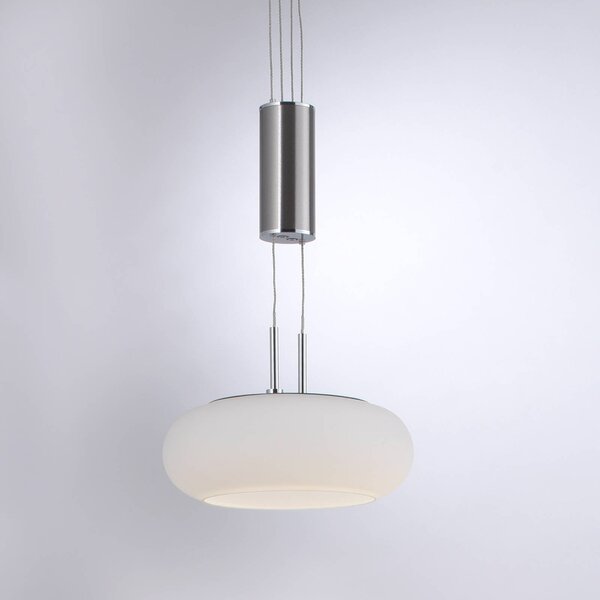 Q-Smart-Home Paul Neuhaus Q-ETIENNE LED függőlámpa, 2 izzós, dimmelhető, Alu / szürke / cink, Nappali / Étkező, fém, Modern