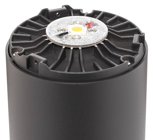 Lucande Lucius LED ösvény lámpa, 65cm, antracit, fém, IP54, Fekete, Alumínium, Modern