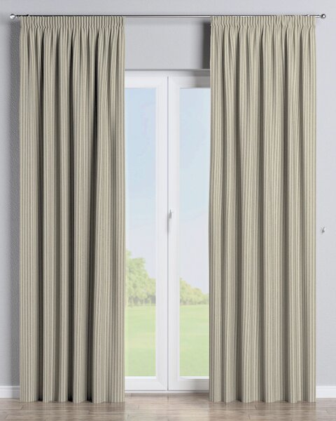 Függöny ráncolóval termék színe bézs szövet kültéri outdoor, fonott, mintás