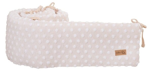 Bézs pamutkeverék rácsvédő 170 cm Frosty Almond – Roba
