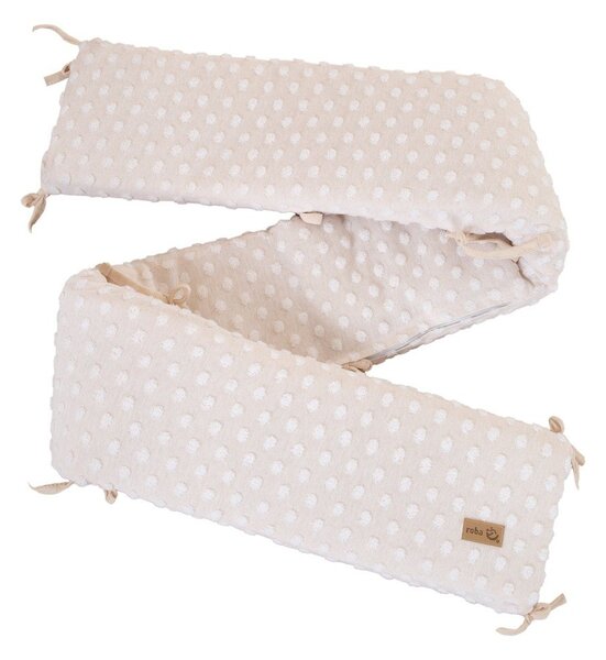 Bézs pamutkeverék rácsvédő 170 cm Frosty Almond – Roba