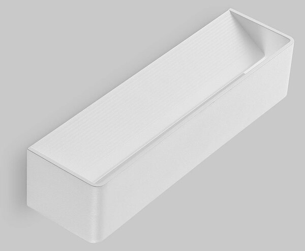 Arcchio LED fali lámpa Karam, 37 cm, fehér, fém, fel/le, dimmelhető, Fehér / opál, Nappali / Étkező, Alumínium, Modern