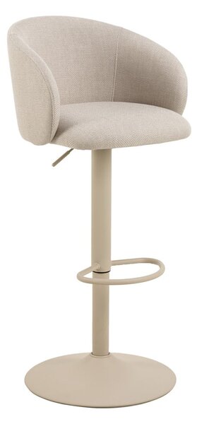 Bézs állítható magasságú karfás bárszék (ülésmagasság 86 cm) Eleanor – Actona