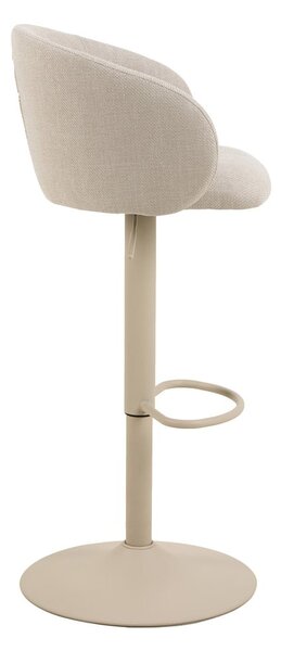 Bézs állítható magasságú karfás bárszék (ülésmagasság 86 cm) Eleanor – Actona