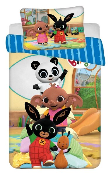 Pamut gyerek ágyneműhuzat babaágyhoz 100x135 cm Bing Bunny "Tower" – Jerry Fabrics