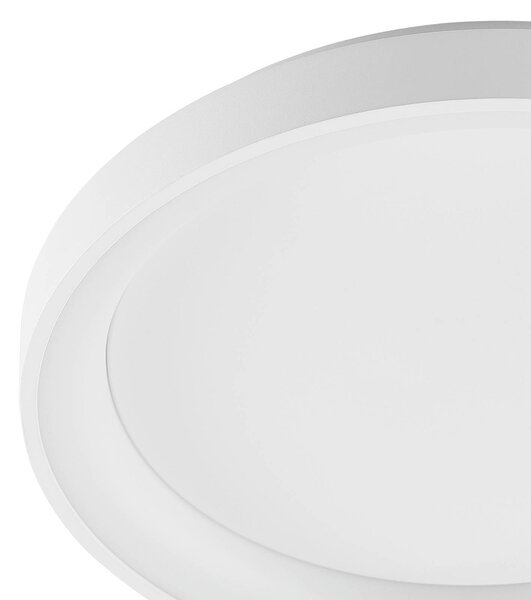 Arcchio LED mennyezeti világítás Vivy, Ø 38 cm, fehér, fém, dimmelhető, Fehér / opál, Konyha, fém, Modern