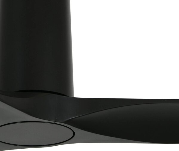 Beacon Lighting mennyezeti ventilátor Londo fekete DC-motor 132 cm csendes, Fekete, Nappali / Étkező, Műanyag, Modern