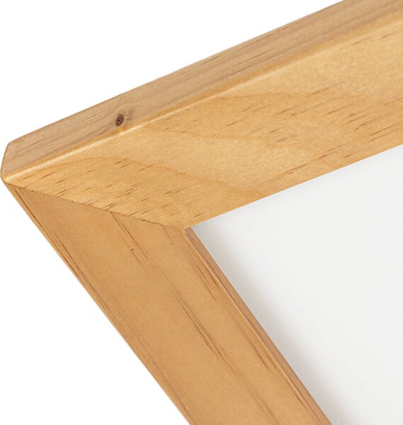 Lucande LED mennyezeti lámpa Joren, 52 cm, fa, CCT, távirányítóval, dimmelhető, Világos fa, Nappali / Étkező, Fa, Vidéki otthon / Rusztikus