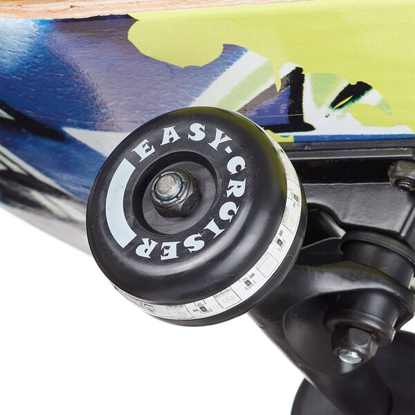 Evotec Skateboard LED mennye. lámpa Easy Cruiser Graffiti, dimmelhető, Kék, Gyermekszoba, Fa, Dizájn