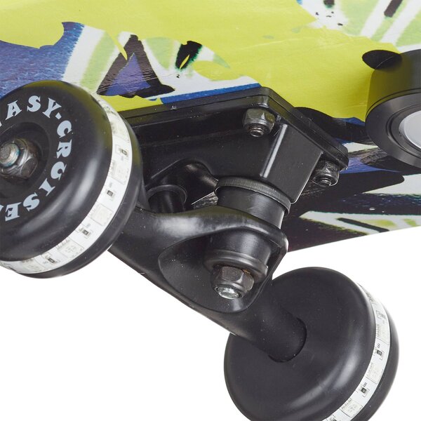 Evotec Skateboard LED mennye. lámpa Easy Cruiser Graffiti, dimmelhető, Kék, Gyermekszoba, Fa, Dizájn