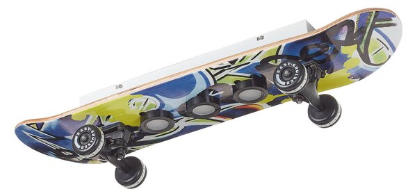 Evotec Skateboard LED mennye. lámpa Easy Cruiser Graffiti, dimmelhető, Kék, Gyermekszoba, Fa, Dizájn