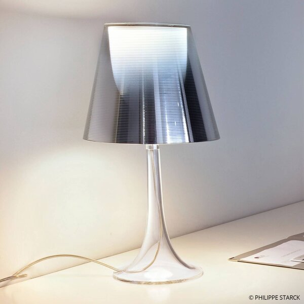 FLOS Miss K - Philippe Starck asztali lámpa, ezüst, dimmelhető, Króm / ezüst, Nappali / Étkező, Műanyag, Dizájn