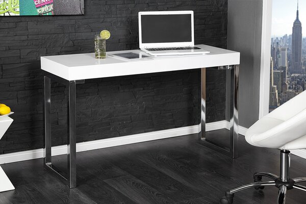 CONNIE modern íróasztal- fehér