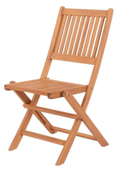 BigBuy Kerti szék Kate Összecsukható Barna Akácfa (46 x 60 x 88,5 cm)