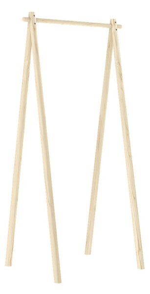 Natúr színű borovi fenyő ruhatartó állvány Hongi – Karup Design