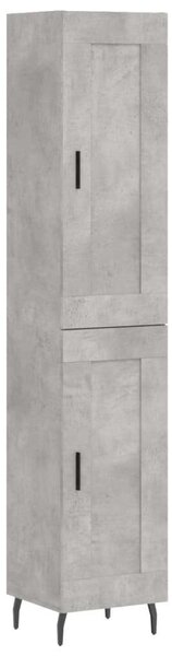 Modern Magasszekrény - Betonszürke - 180 cm