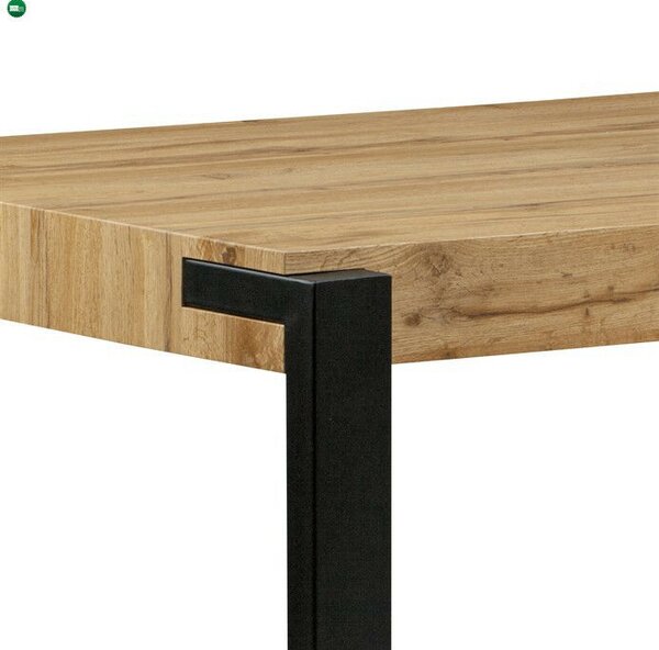 Étkezőasztal 140×88 cm, MDF, vad tölgy, HT-725 OAK