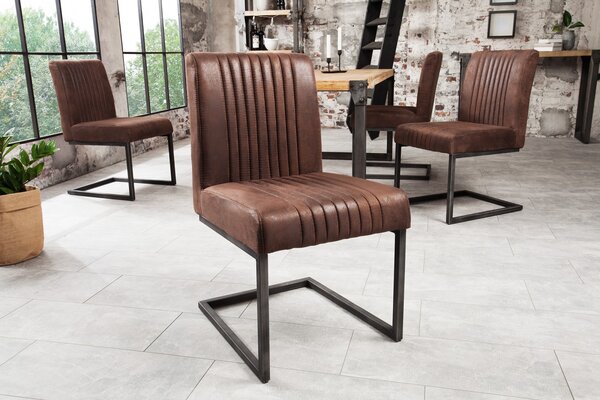 ASTON - II modern szék - vintage barna