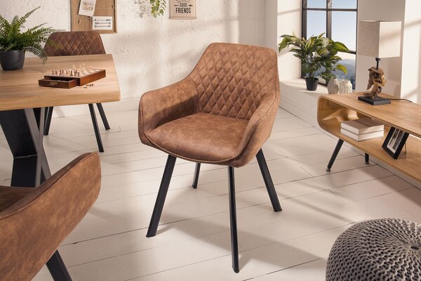 PALERMO modern szék - barna