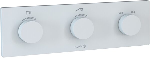 Kludi Pushtronic kád és zuhany csaptelep süllyesztett igen fehér 3830053-00