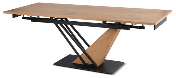 JAKS Rex bővíthető étkezőasztal 160–240 cm, tölgy