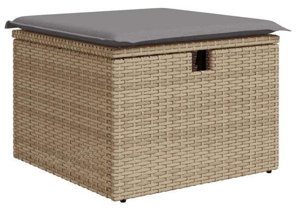 VidaXL Polyrattan Kerti Ülőgarnitúra - 6 részes - Bézs