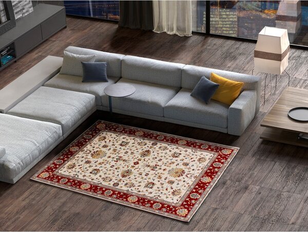 Piros-krémszínű szőnyeg 80x150 cm Classic – Universal