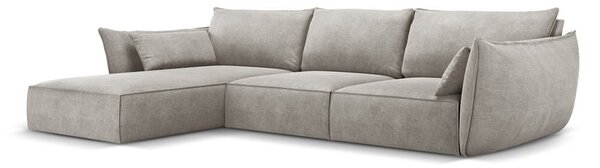Világosszürke sarokkanapé (bal oldali) Vanda – Mazzini Sofas