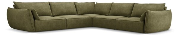 Zöld sarokkanapé (variálható) Vanda – Mazzini Sofas