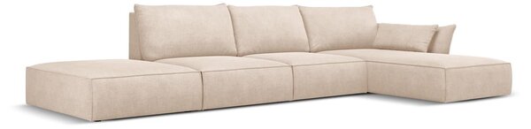 Bézs sarokkanapé (jobb oldali) Vanda – Mazzini Sofas